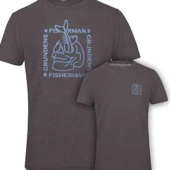 GRUNDENS Vêtements-T-shirt Socket SS Heather Charcoal