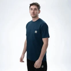 NASH Vêtements-T-Shirt Make it Badge Navy Blue