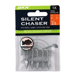 BKK Pêche Aux Leurres|Leurres-Tête Plombée Silent Chaser Prisma Darting LRF (x5)