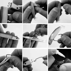 FIIISH Leurres À Truite|Leurres-Tête plombee black minnow 70 off shore 6g (x2)