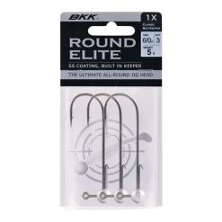 BKK Têtes Plombées-Têtes Plombées Round Elite Classic Bait Keeper H1/0 (x3)
