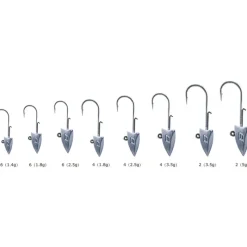 BKK Têtes Plombées-Têtes Plombées Silent Chaser - Prisma Darting LRF Taille 2/0