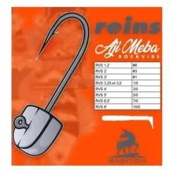 REINS Têtes Plombées-Têtes Plombées Meba Jighead #5/0 (x2)