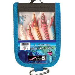 FLASHMER Pêche Eging|Leurres-Turlutte mer kit 5 turluttes plongeantes